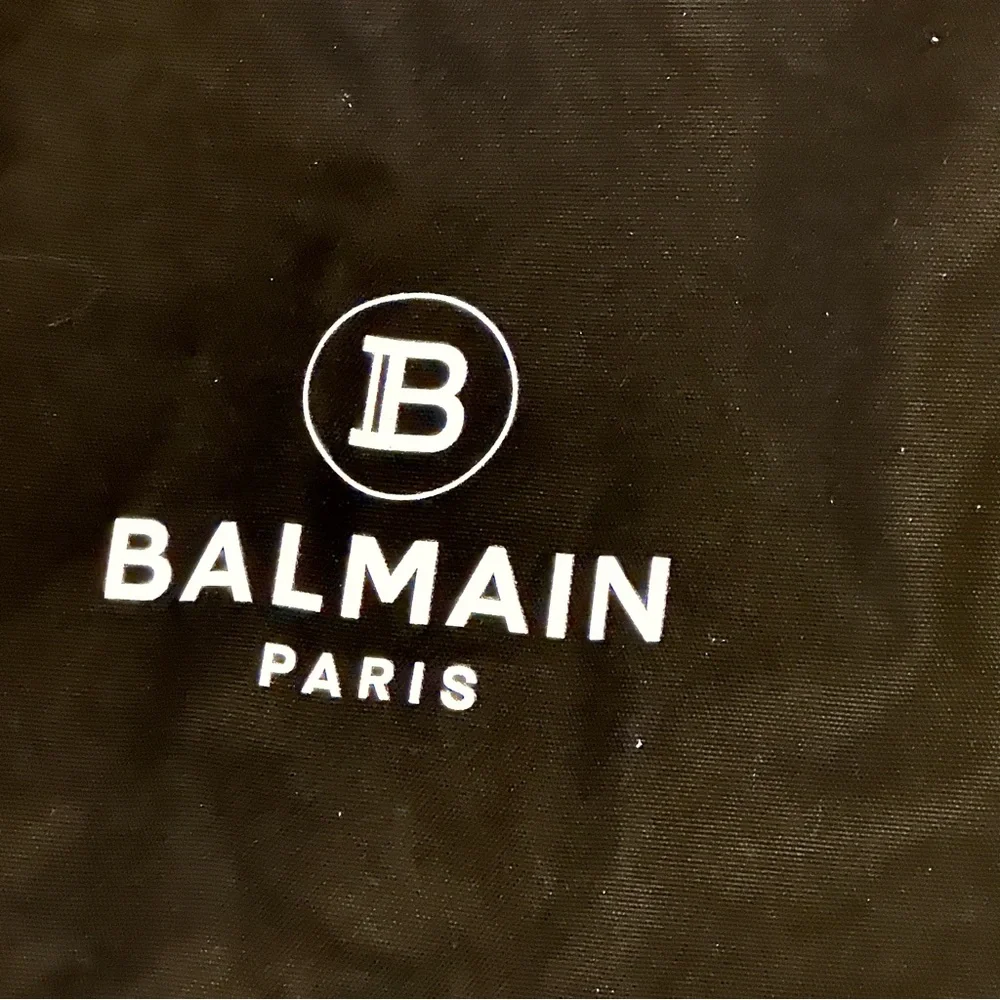 Balmain Paris Black Garment Bag Large